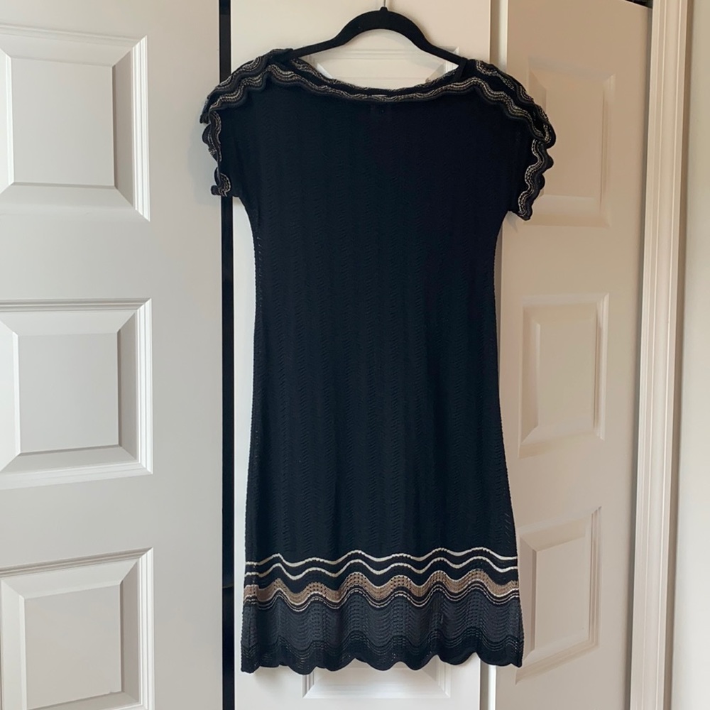 Missoni, black knit dress